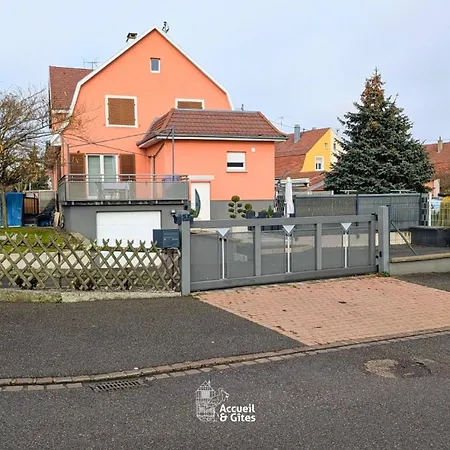 Alsace House 78m² Fenced Garden & Parking Dom wakacyjny